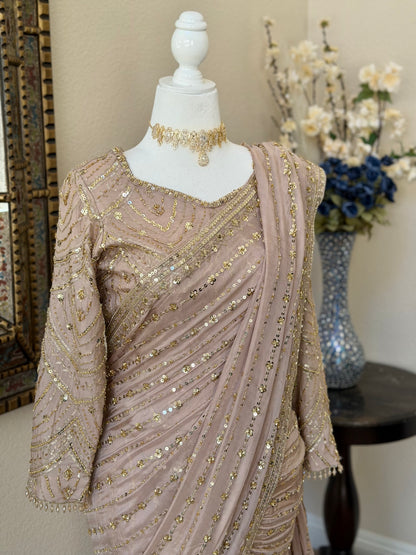 Champagne Sari
