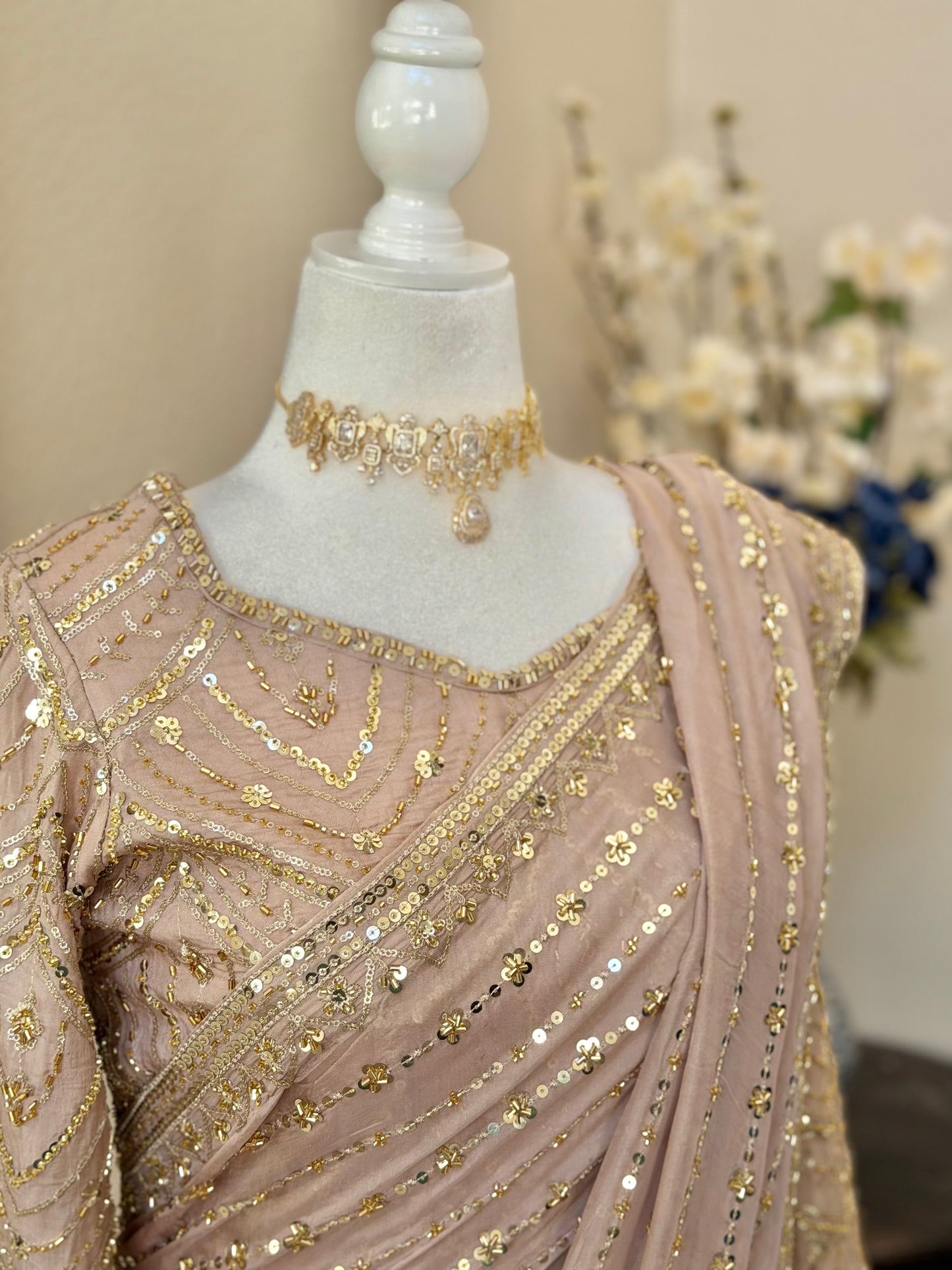 Champagne Sari