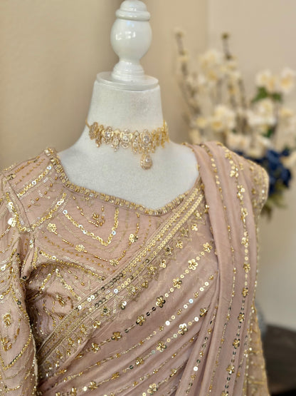 Champagne Sari