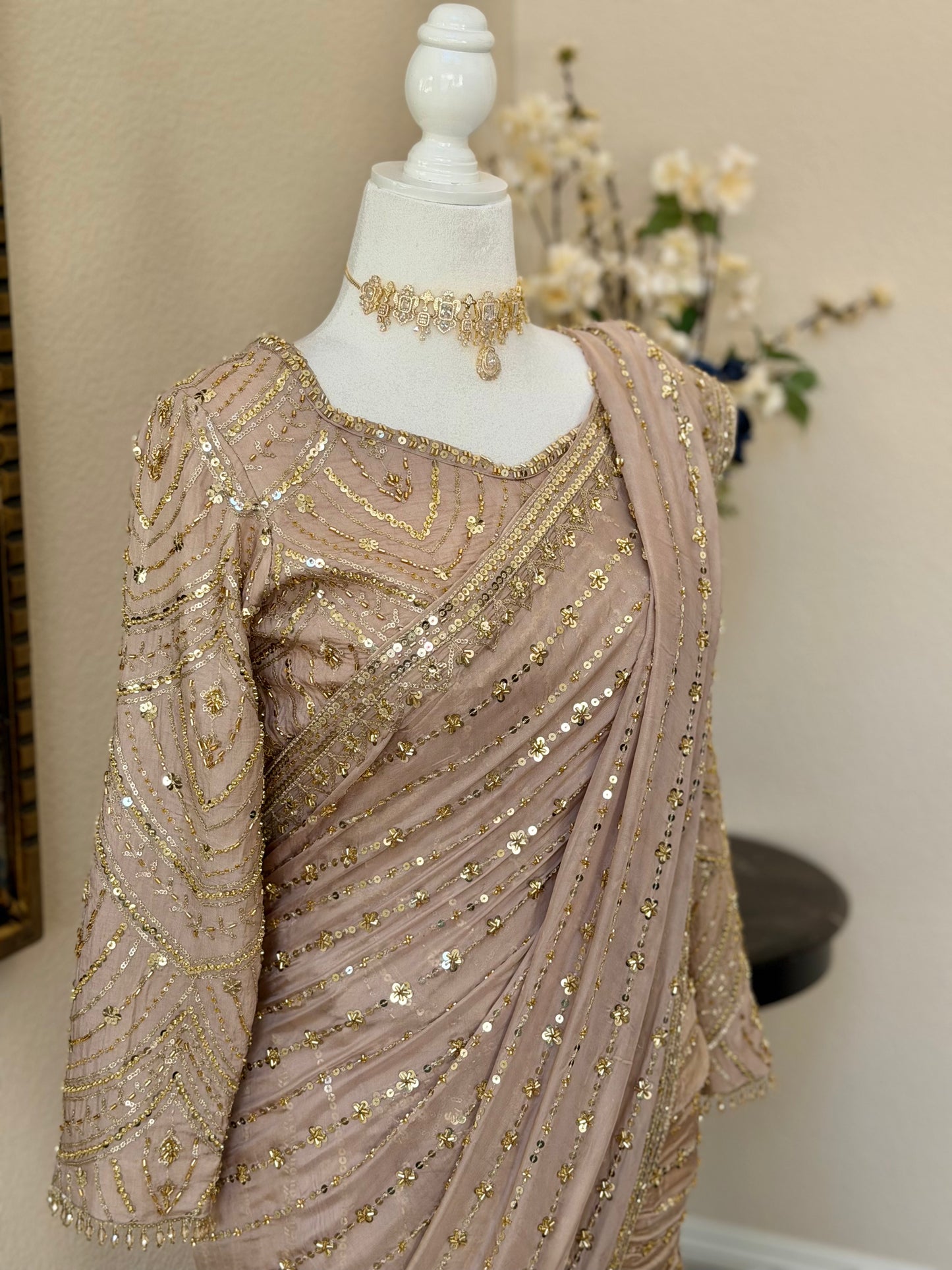 Champagne Sari