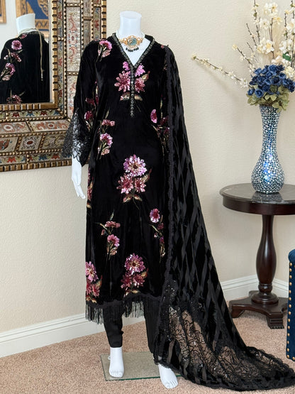 Winter Luxe Velvet - Black