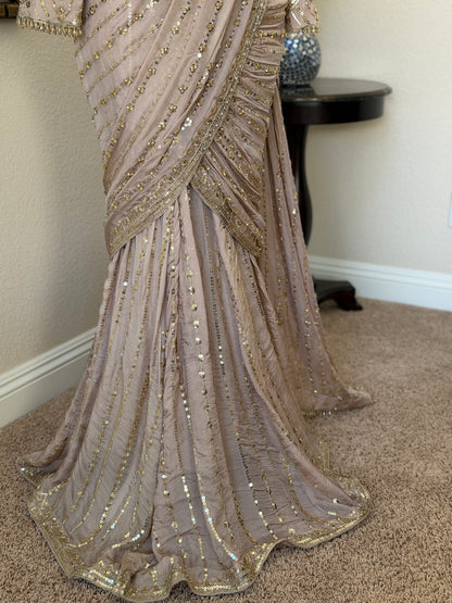 Champagne Sari