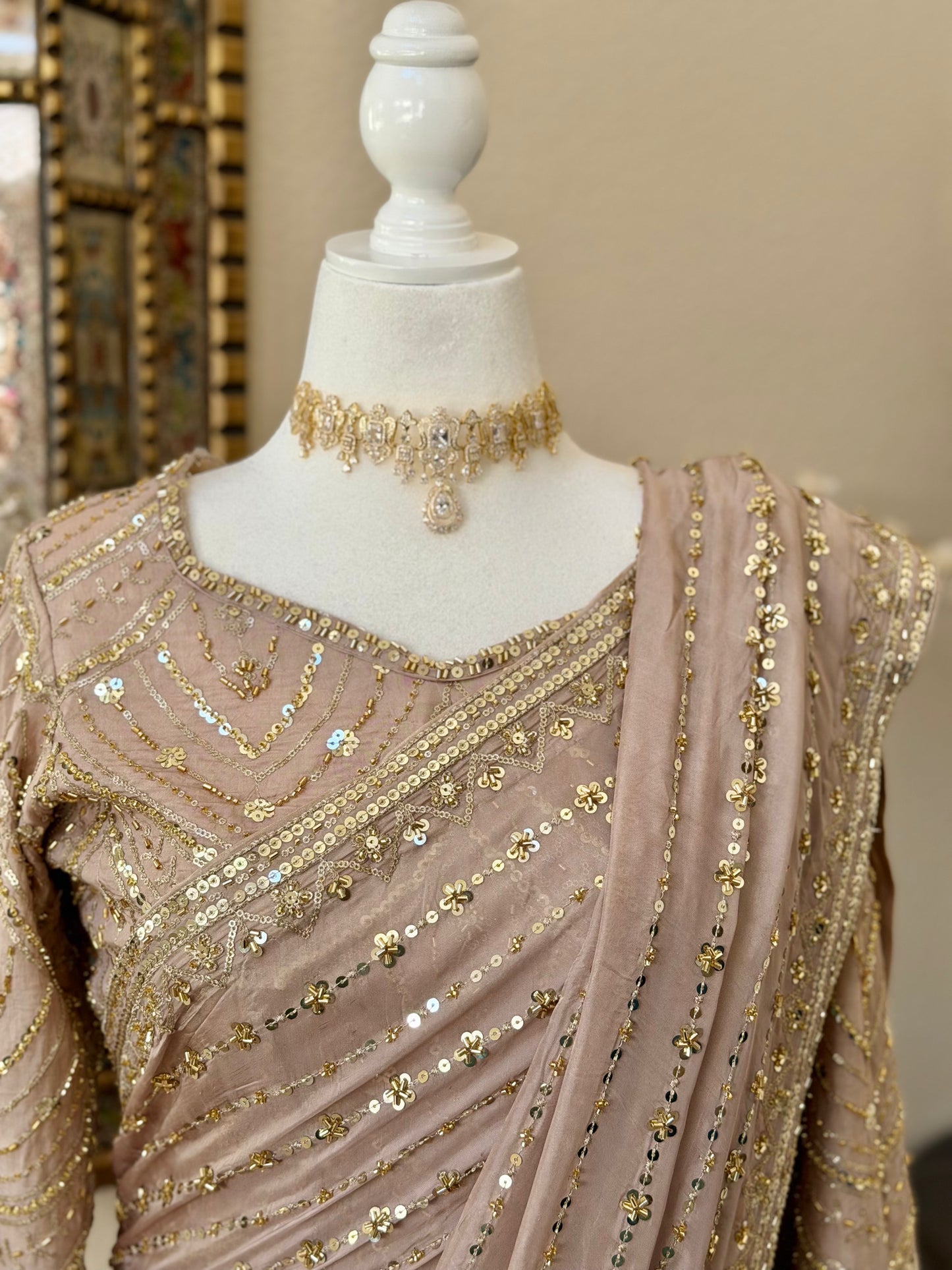 Champagne Sari
