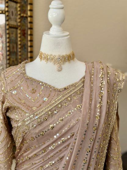 Champagne Sari