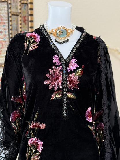 Winter Luxe Velvet - Black