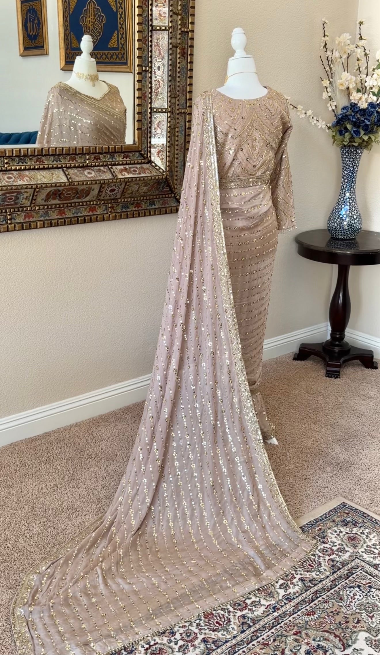 Champagne Sari