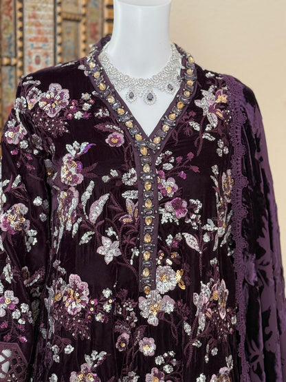 Winter Luxe Velvet - Purple