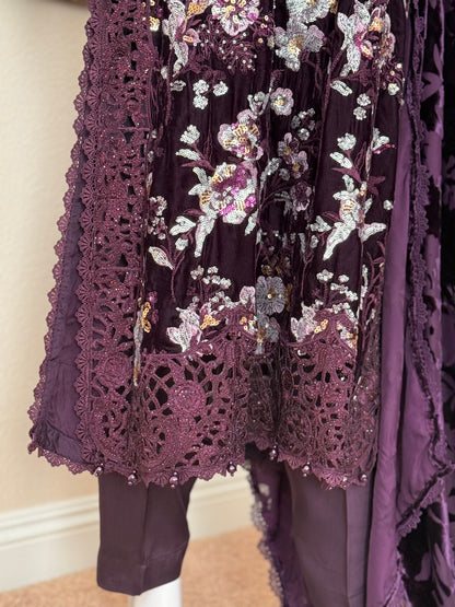 Winter Luxe Velvet - Purple