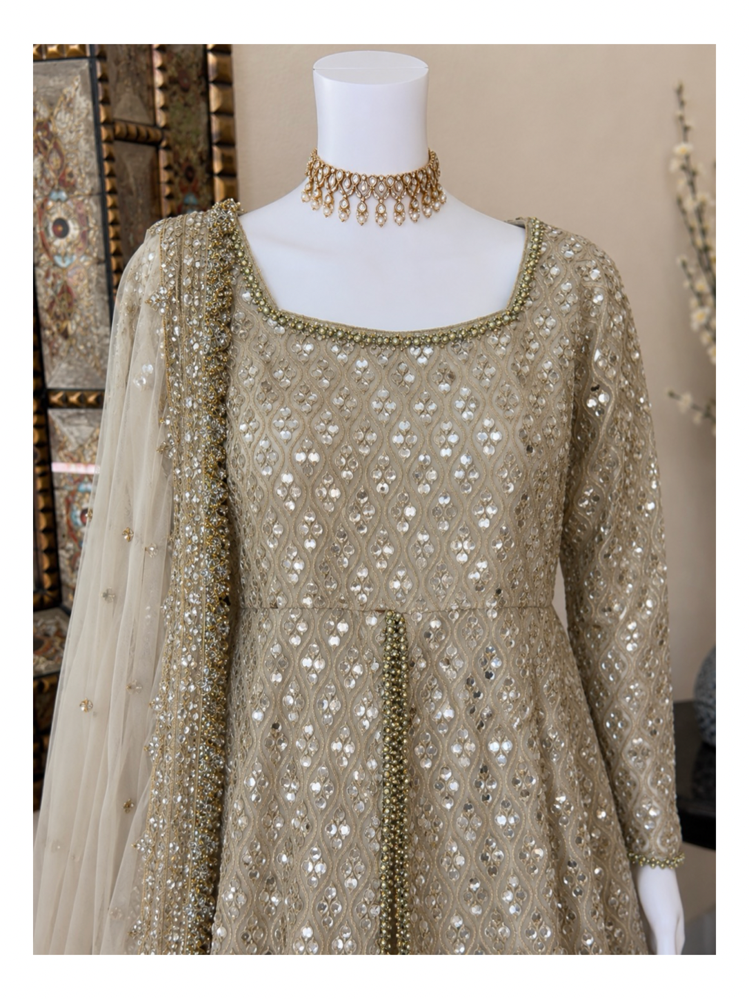 Champange Open Maxi with Lengha