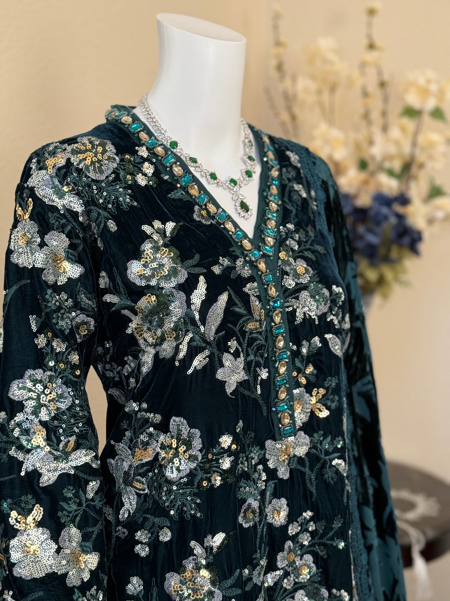 Winter Luxe Velvet - Green