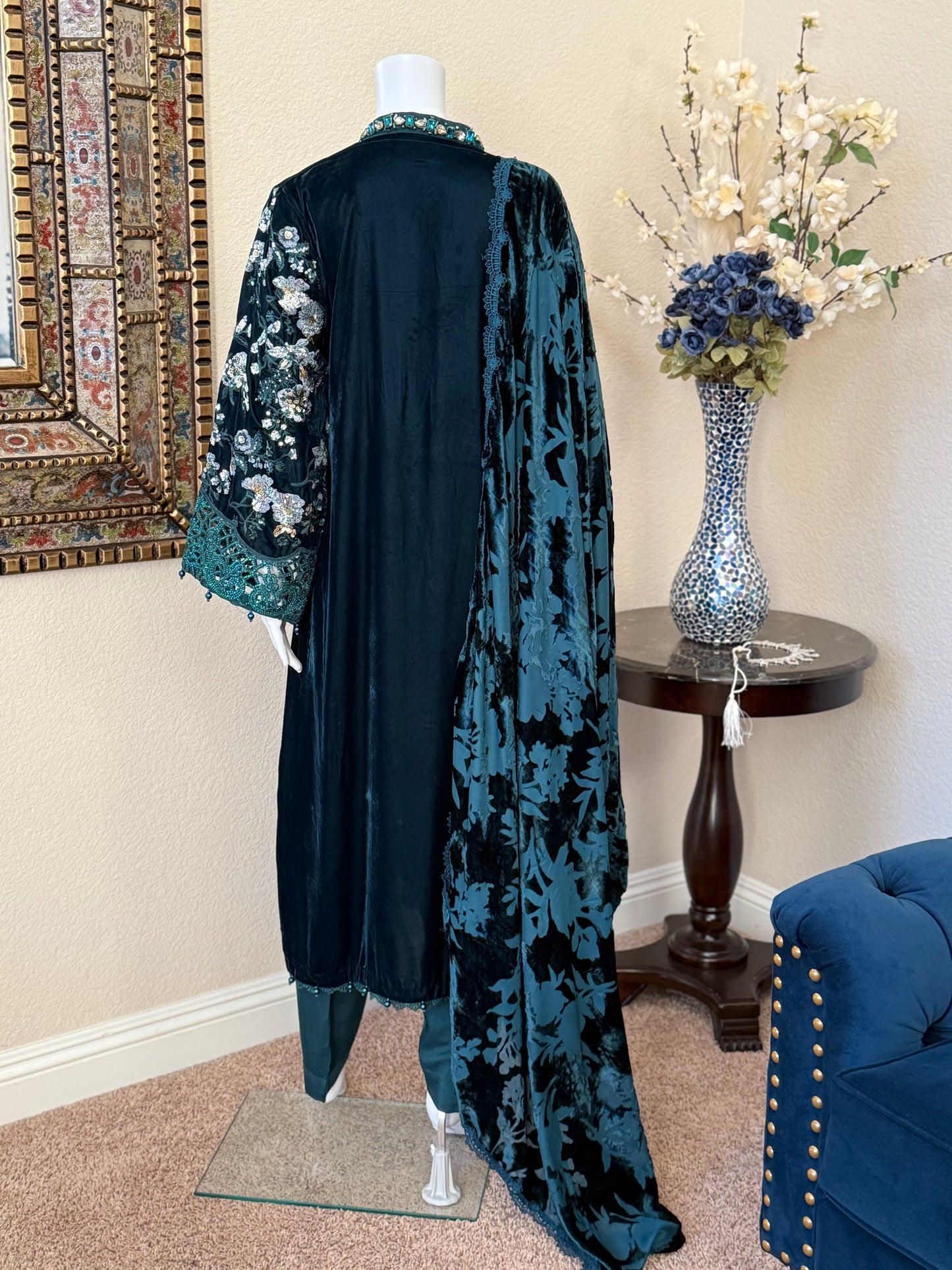 Winter Luxe Velvet - Green