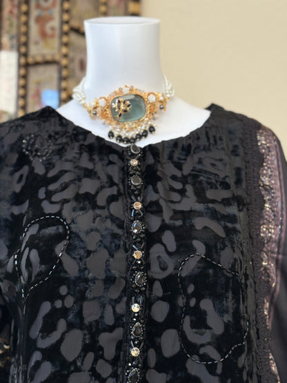 Winter Luxe Velvet - Black