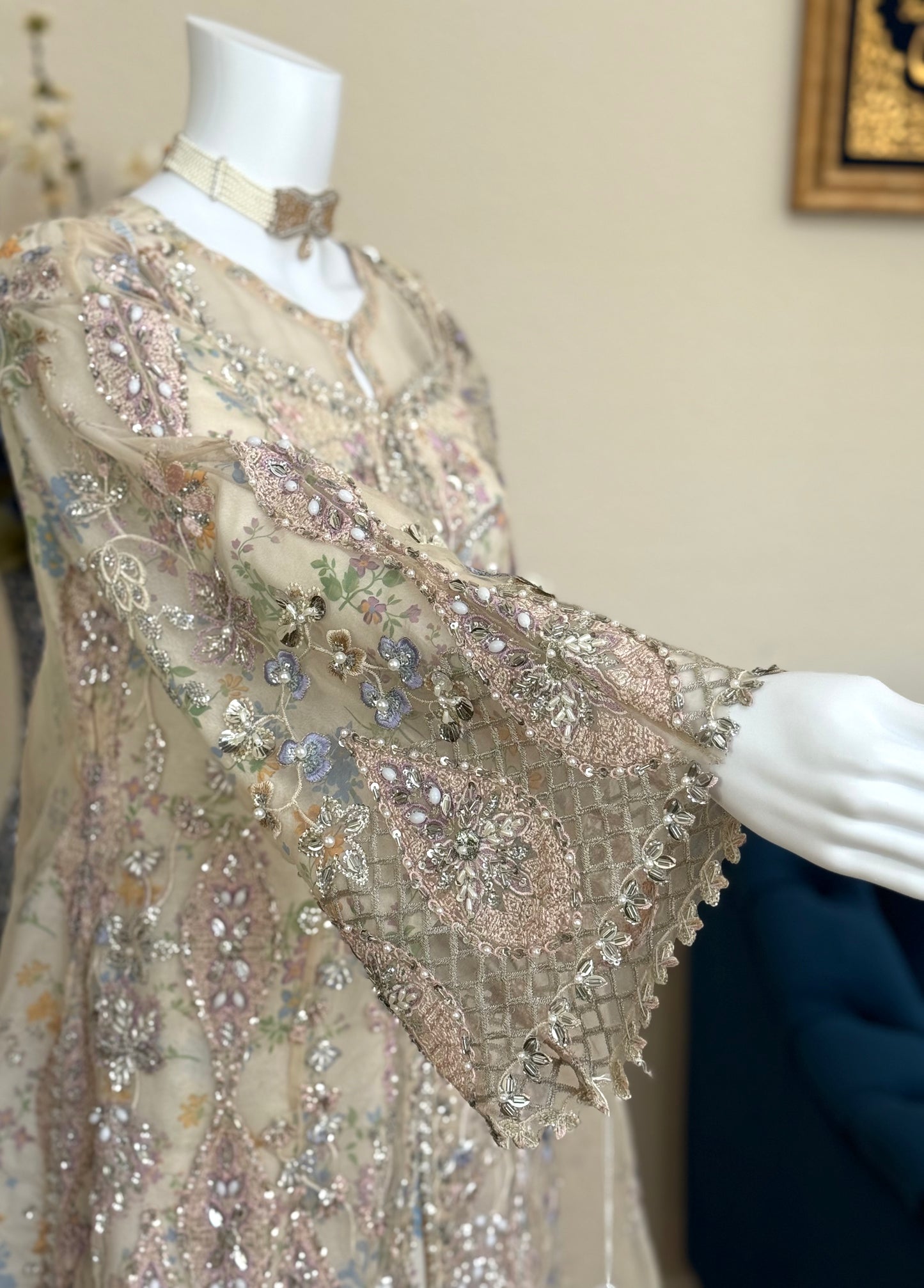 Floral Kameez with Plazzo