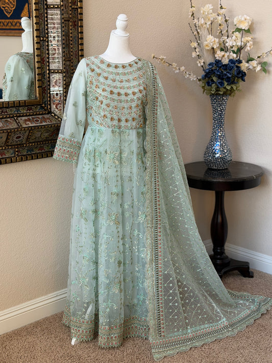 Mint Green Maxi Gown
