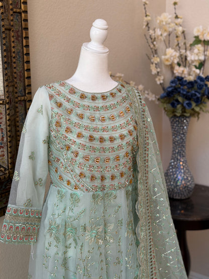 Mint Green Maxi Gown
