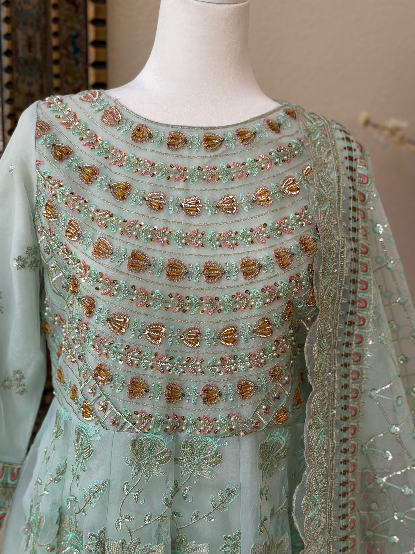 Mint Green Maxi Gown