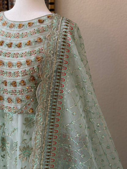 Mint Green Maxi Gown
