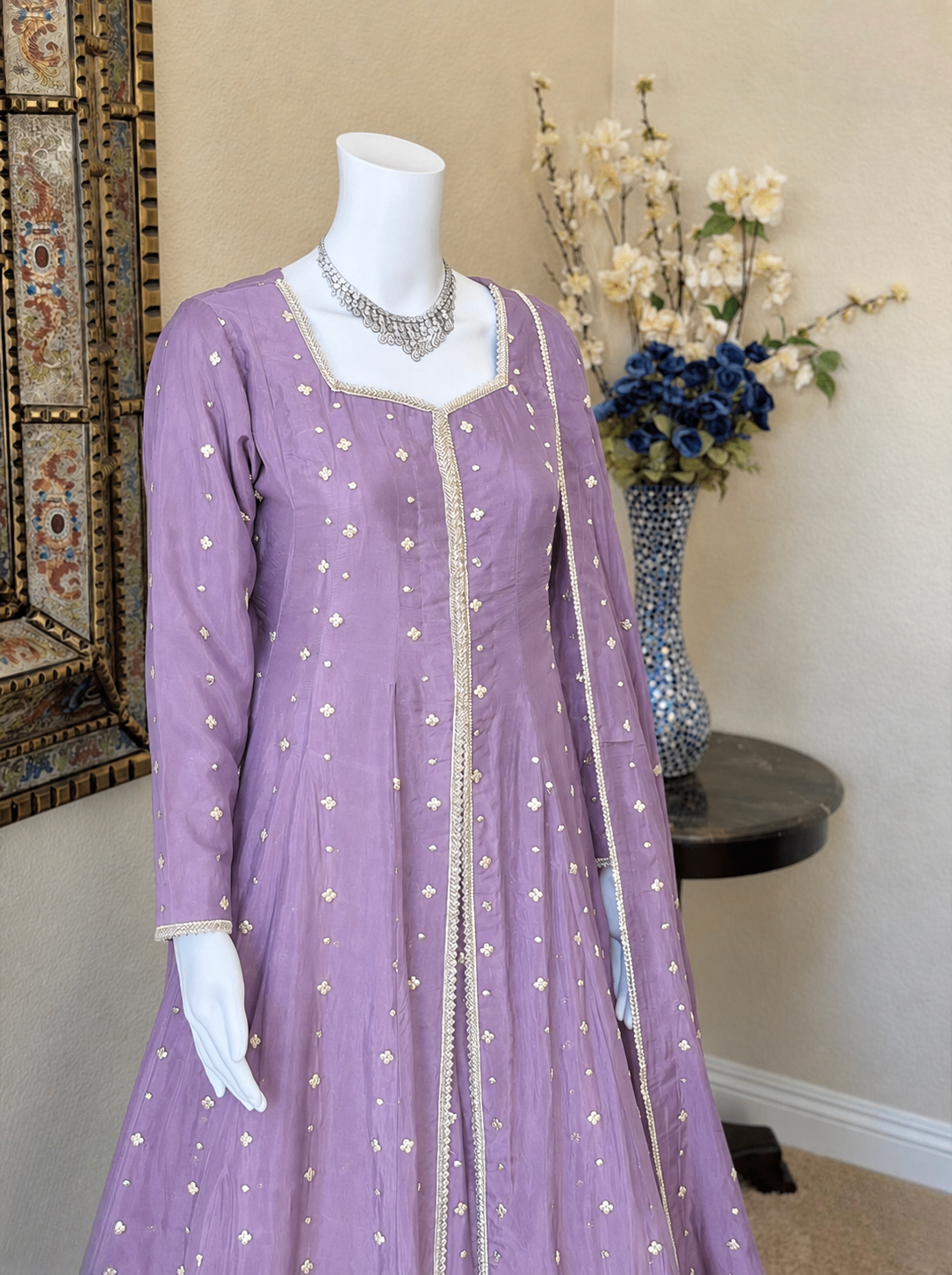 Celestial Lavender Maxi Gown