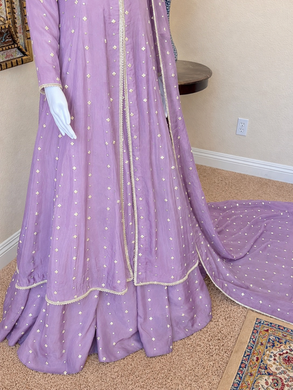 Celestial Lavender Maxi Gown
