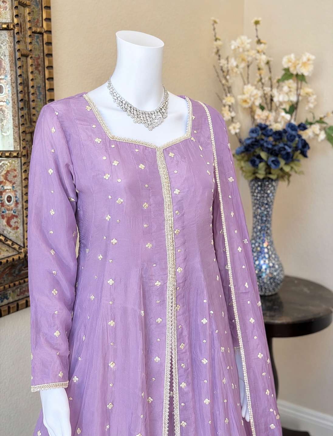 Celestial Lavender Maxi Gown