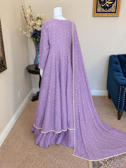 Celestial Lavender Maxi Gown