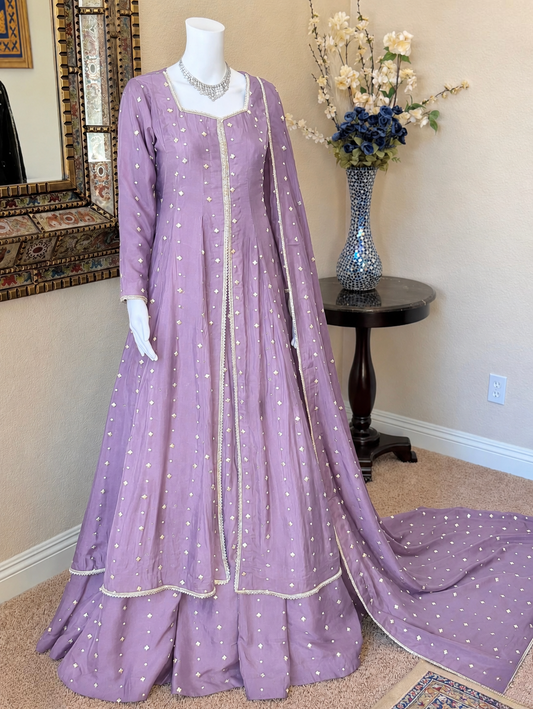 Celestial Lavender Maxi Gown