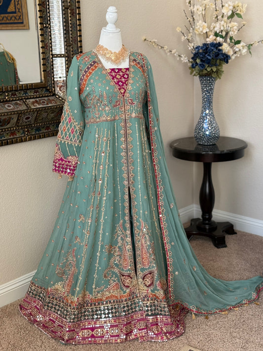 Mint Green Maxi Gown