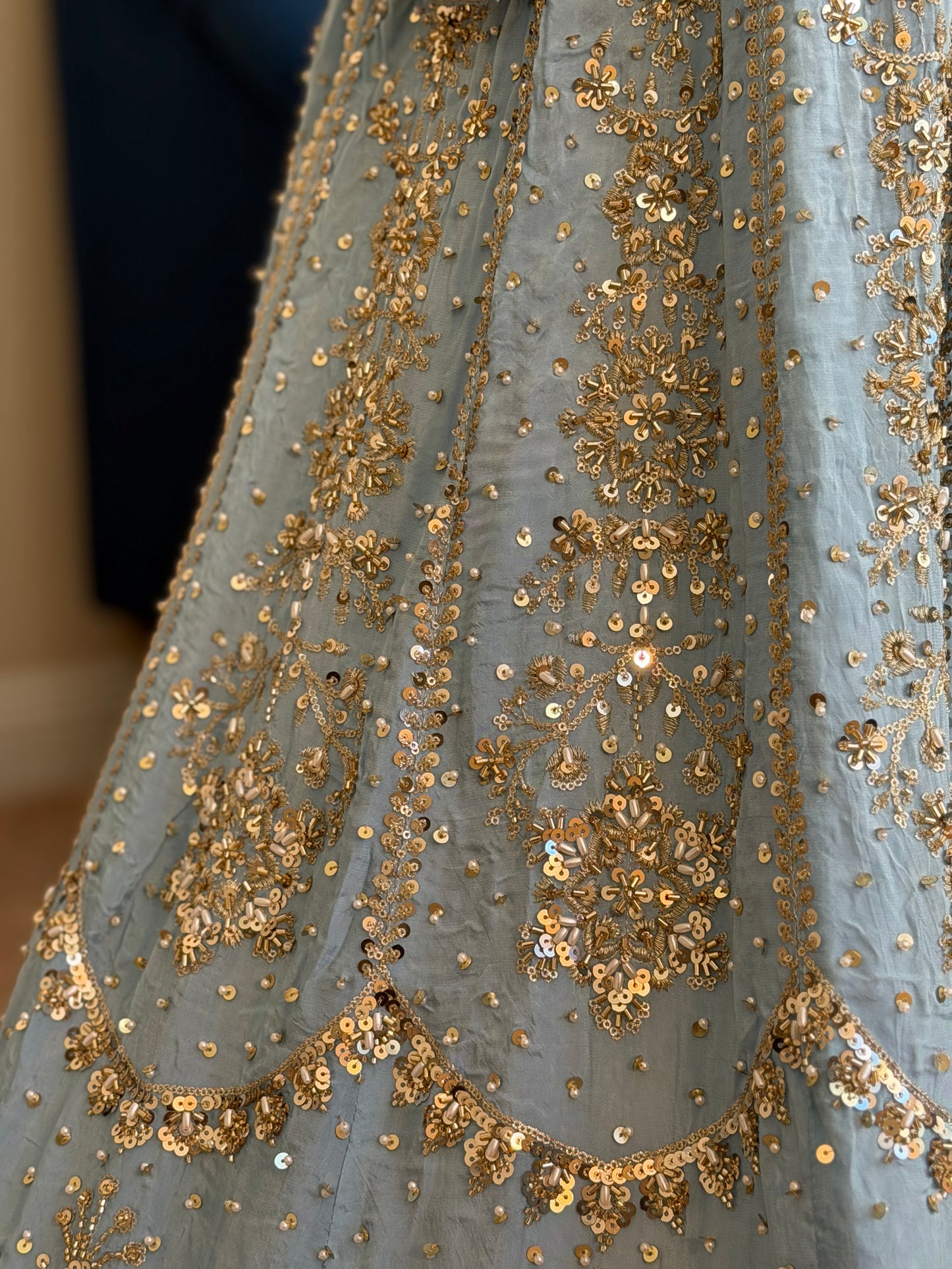 Heirloom Maxi Gown - Powder Blue