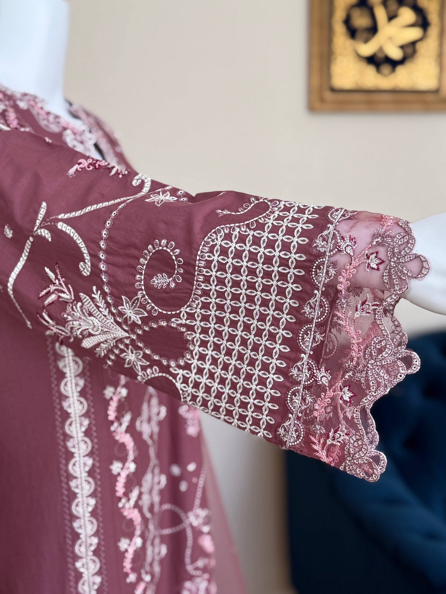 Rose Pink Kameez with Trouser