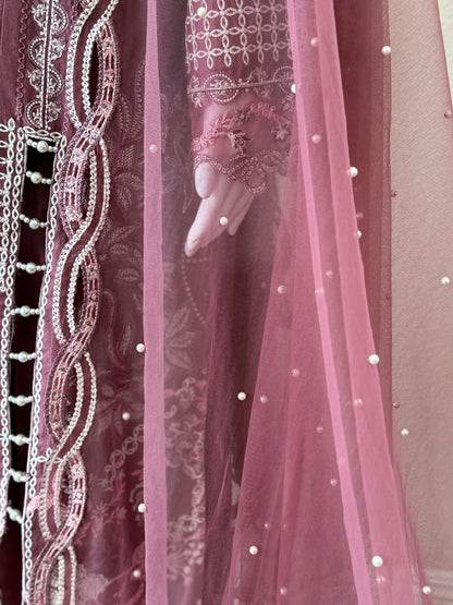 Rose Pink Kameez with Trouser