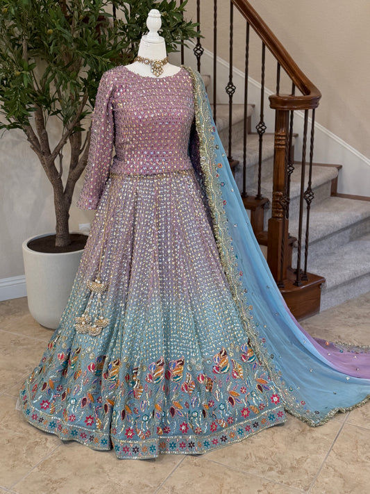Mermaid Muse Lengha