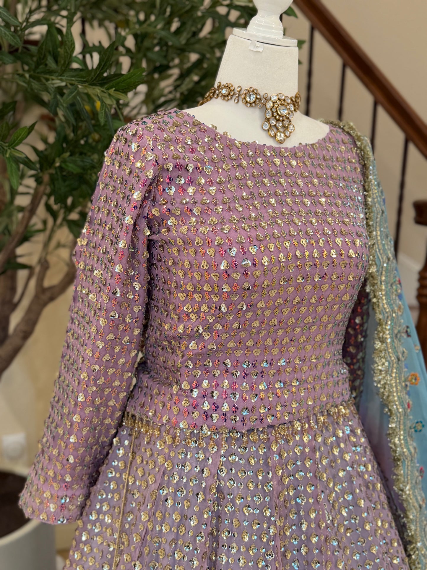 Mermaid Muse Lengha
