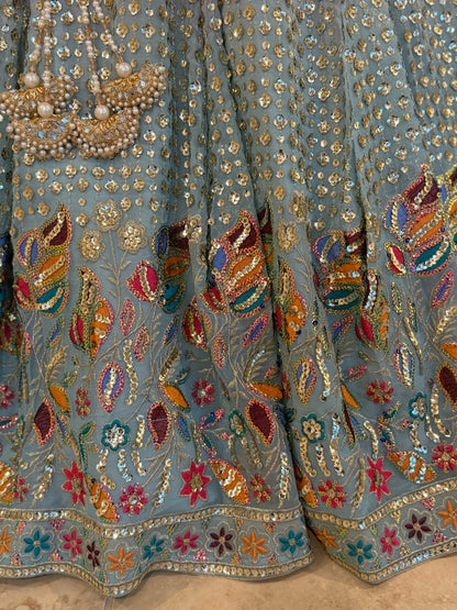 Mermaid Muse Lengha