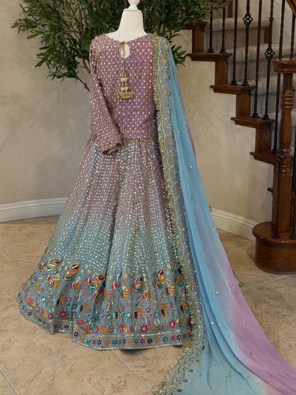 Mermaid Muse Lengha