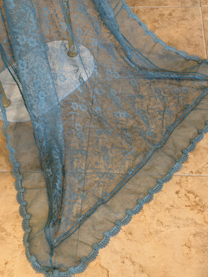 Powder Blue Kameez with Trouser