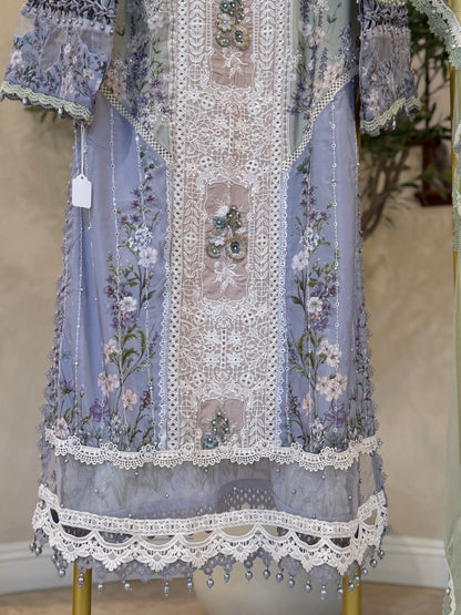 Floral Kameez with Trouser