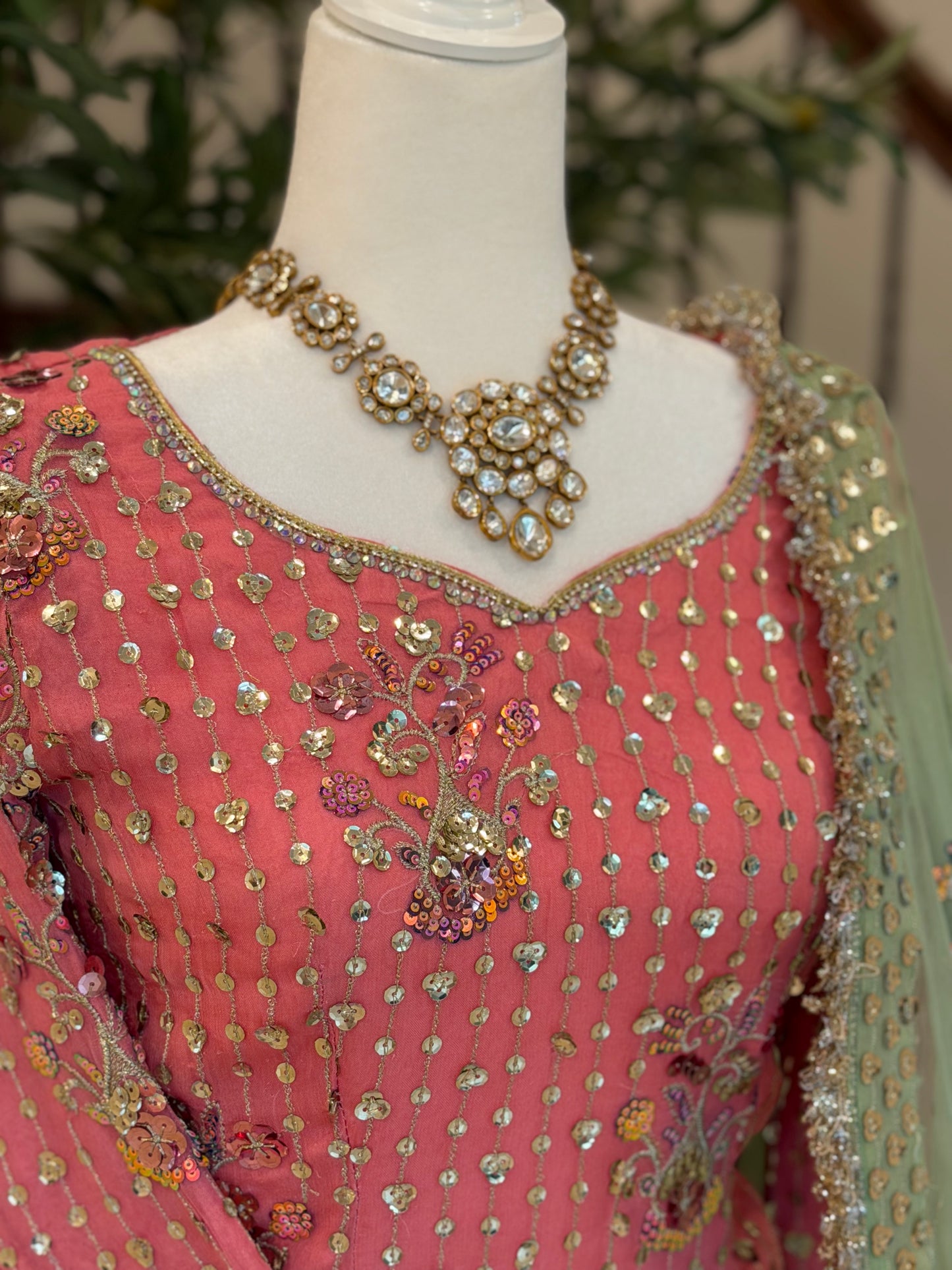 Floral Lengha - Vibrant Edition