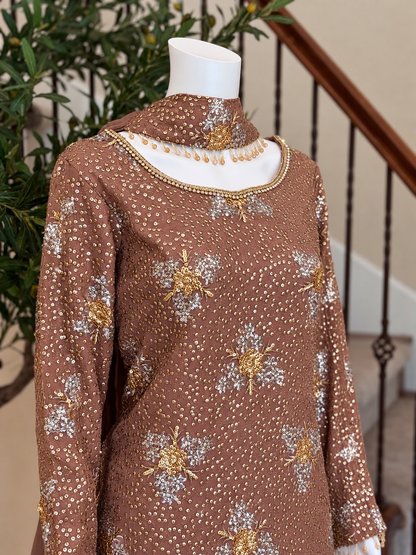 Bole Chudiyan Plazzo Set - Rose Bown