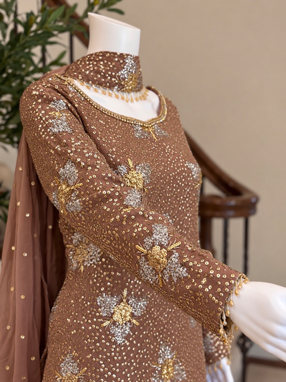 Bole Chudiyan Plazzo Set - Rose Bown
