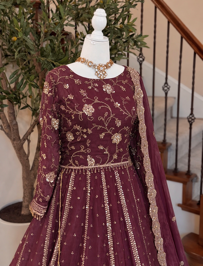 Heirloom Lengha - Red Plum