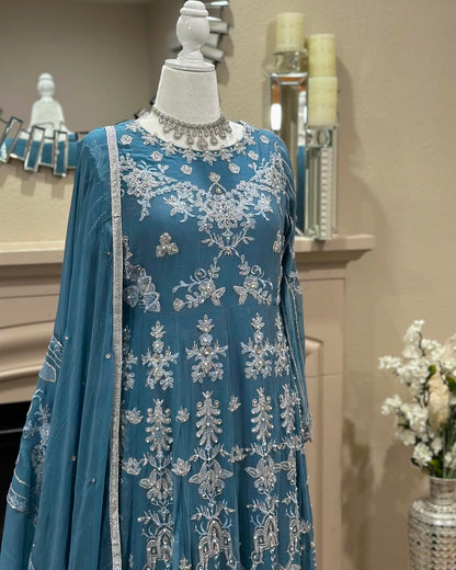 Powder Blue Maxi