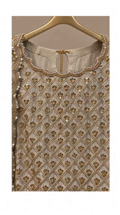 Heirloom Sharara Set- Off White