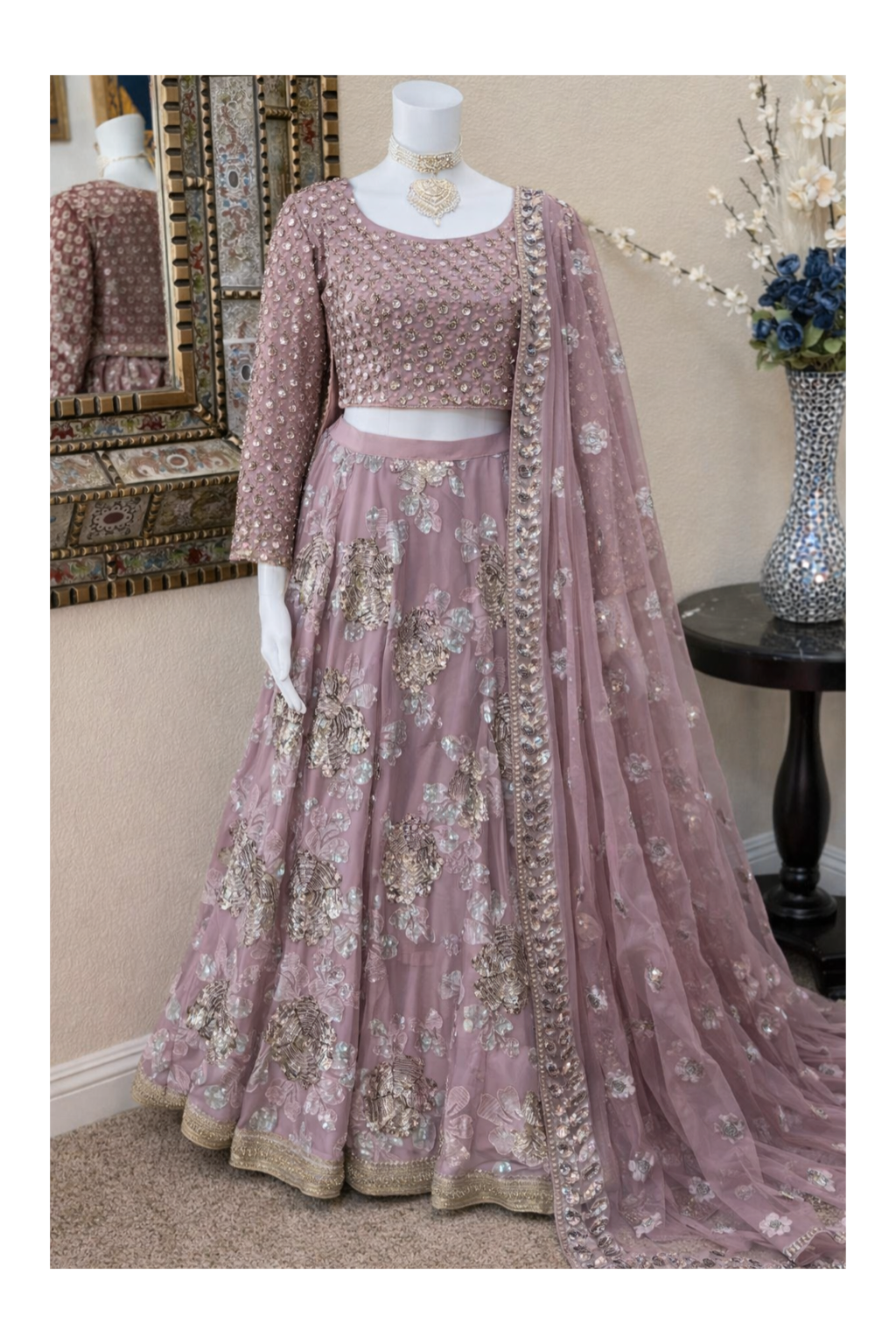 Light Purple Lengha