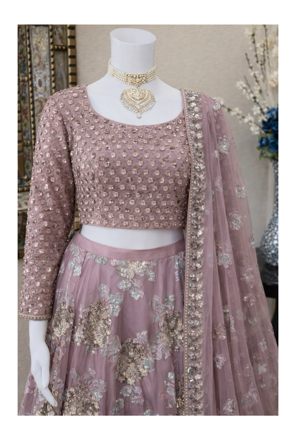 Light Purple Lengha
