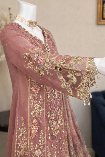 Rose Pink Kameez with Plazzo