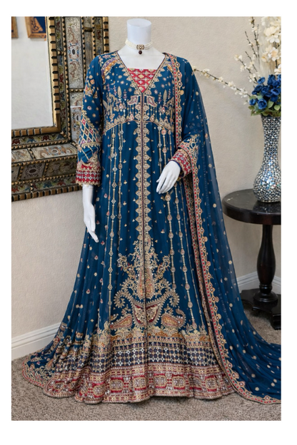 Royal Blue Maxi Gown