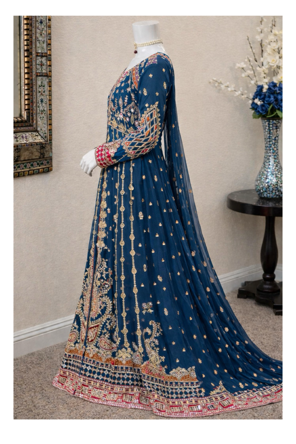 Royal Blue Maxi Gown