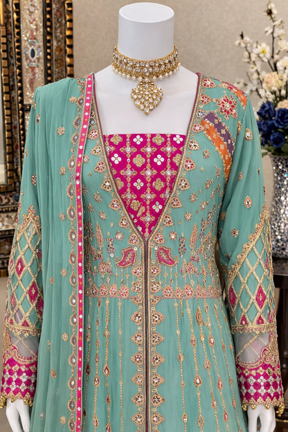 Mint Green Maxi Gown