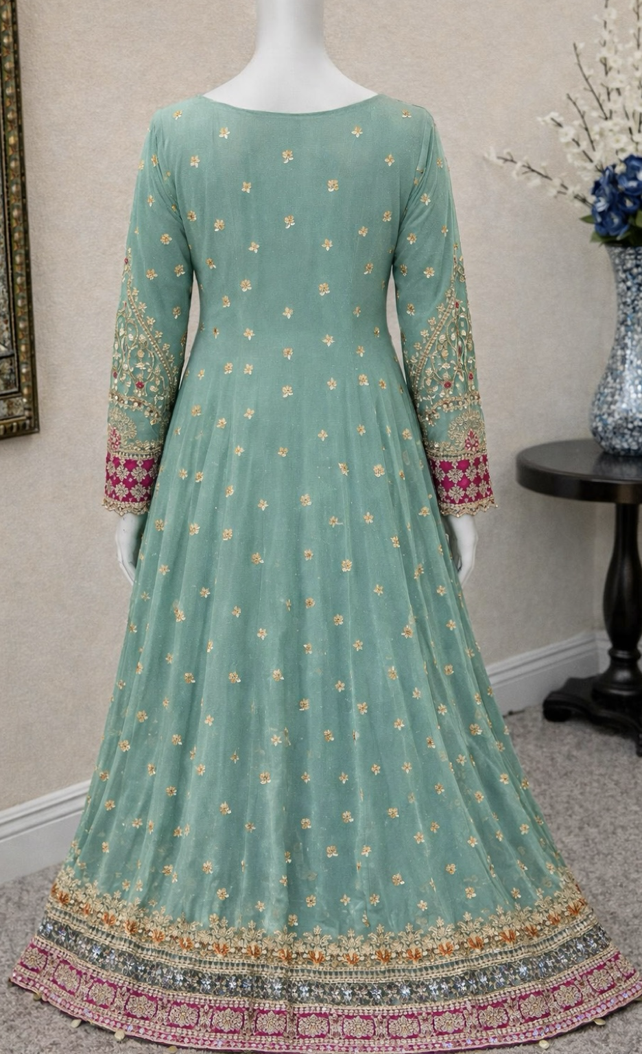 Mint Green Maxi Gown