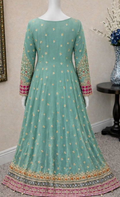 Mint Green Maxi Gown